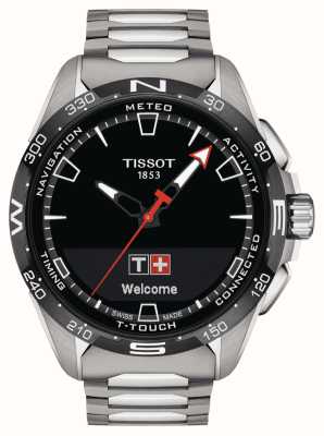 Tissot T-Touch コネクトソーラーチタン（47.5mm）ブラック文字盤/チタンブレスレット T1214204405100