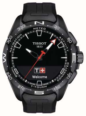 Tissot T-Touch コネクトソーラーPVDチタン（47.5mm）ブラックダイヤル/ブラック合成ストラップ T1214204705103