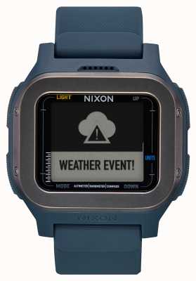Nixon レグルスエクスペディションブルーデジタル時計 A1324-307