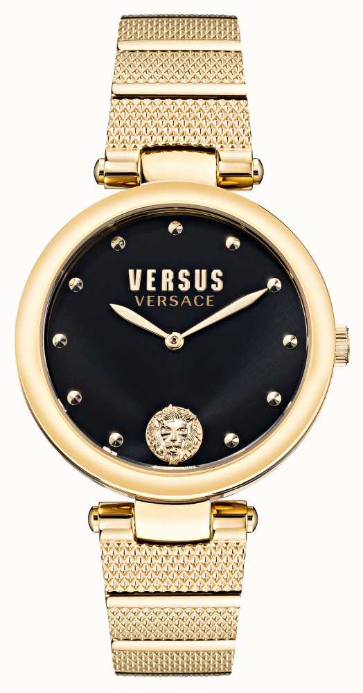 bladzijde Afslachten Zichtbaar Versus Versace 対ロスフェリズ金メッキ鋼時計 VSP1G0621 - First Class Watches™ JPN