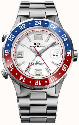 Ball Watch Company ロードマスターパイロットGMT限定版ホワイトダイヤル DG3038A-S2C-WH
