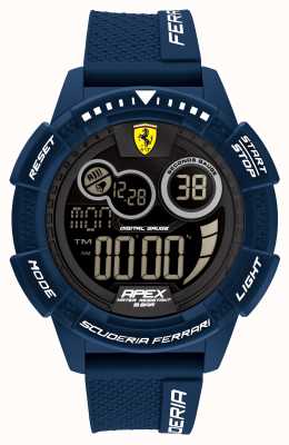 Scuderia Ferrari Apex超高速ブルーシリコンストラップ 0830858