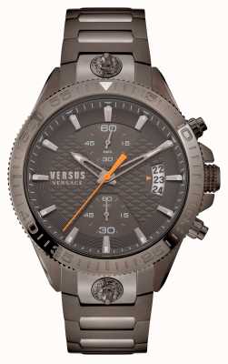 Versus Versace メンズグリフィスグレーメッキ時計 VSPZZ0621