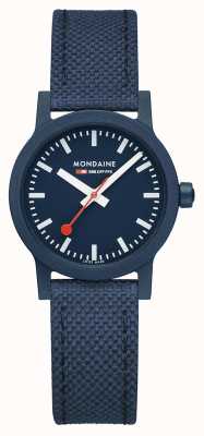Mondaine エッセンス32mm |深海ストラップ|ブルーダイヤル MS1.32140.LD