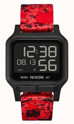 Nixon ヒート|黒と赤|デジタル腕時計 A1320-008-00