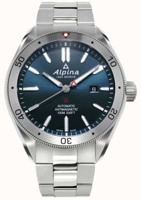 Alpina アルピナ4自動ブルーダイヤルウォッチ|ステンレス鋼のブレスレット AL-525NS5AQ6B