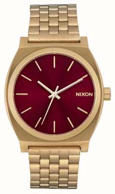 Nixon タイムテラー ゴールドトーン オックスブラッド サンレイ ダイヤル A045-5098-00