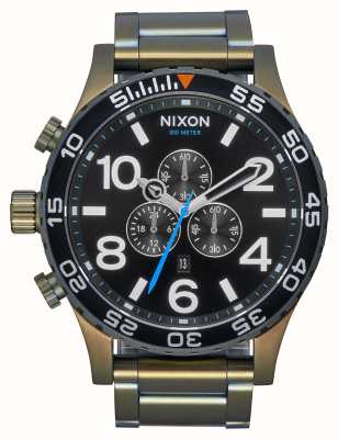 Nixon 51-30 クロノブラックサンレイ/余剰 A083-5092-00