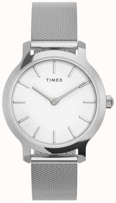 Timex 31mmシルバートーンメッシュを超越 TW2U86700