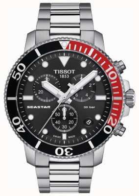 Tissot Seastar 1000 |クロノグラフ|ブラックダイヤル|ステンレス鋼 T1204171105101