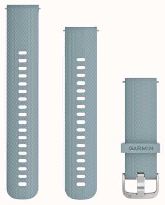 Garmin クイックリリースストラップ (20mm) シーフォームシリコン / シルバー金具 - ストラップのみ 010-12691-06