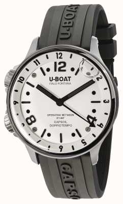 U-Boat Capsoil doppiotempo45ssホワイトダイヤル 8888