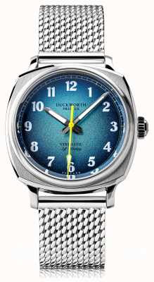Duckworth Prestex ベリマティック |自動 |ブルーダイヤル |ステンレスメッシュブレスレット D891-03-ST
