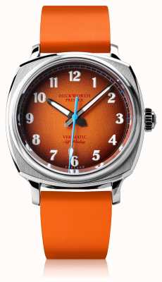 Duckworth Prestex Verimatic |自動|オレンジダイヤル|オレンジ色のラバーストラップ D891-05-OR