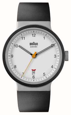 Braun メンズ bn0278 自動巻き腕時計 ホワイト ダイヤル BN0278WHBKG